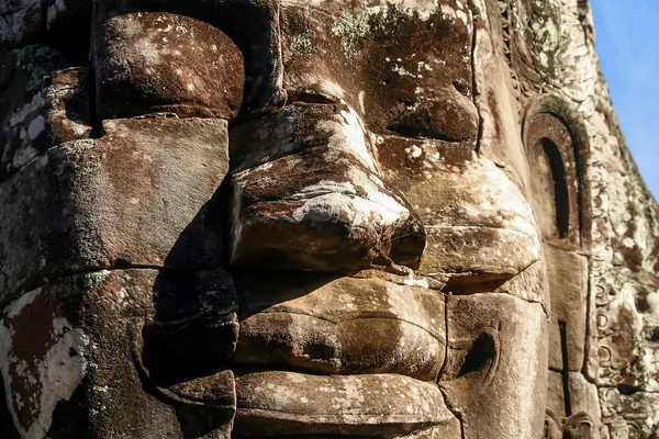 Stone Face Of Bayon