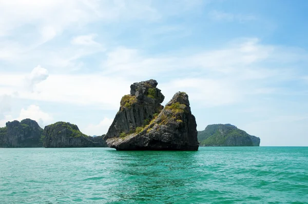 Monkey Island landmark in Ang Thong National Marine park in Thailand sea