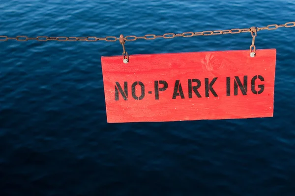 Red No-Parking Sign