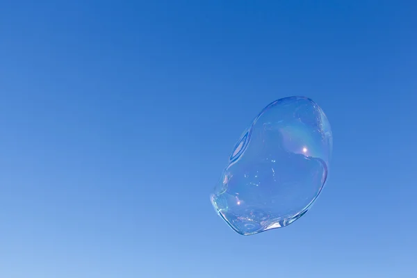 Bubble on Blue Sky Background