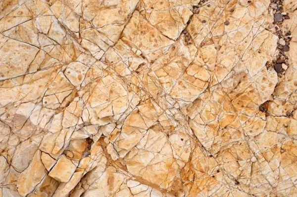 Brown rock texture, closeup of pictures in a geological park.