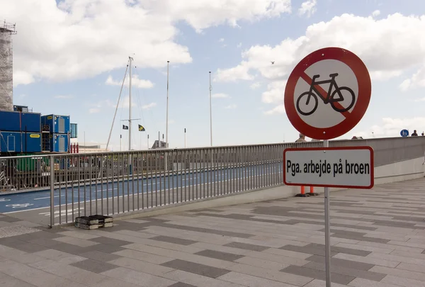 Dangerous bikeway in Copenhagen closed!