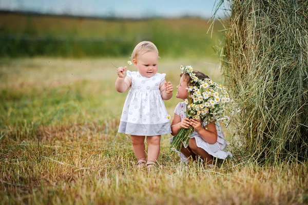 Two adorable little sisters