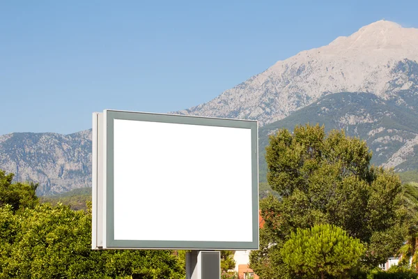 Large horizontal Billboard for advertising on a background of mo