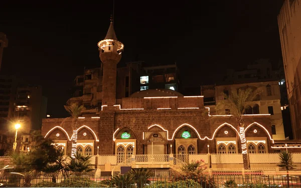 Mosque at night, Beirut