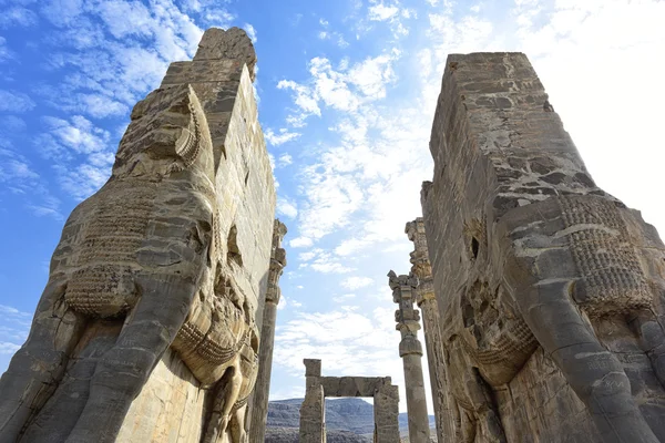 Historical monuments in Persapolis, Shiraz, Iran. September 13, 2016.