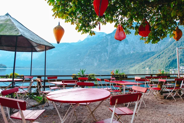 Restaurant in Hallstat Austria Alps