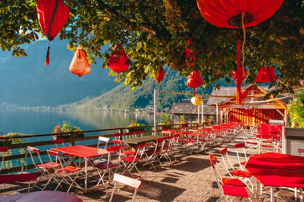 Restaurant in Hallstat Austria Alps