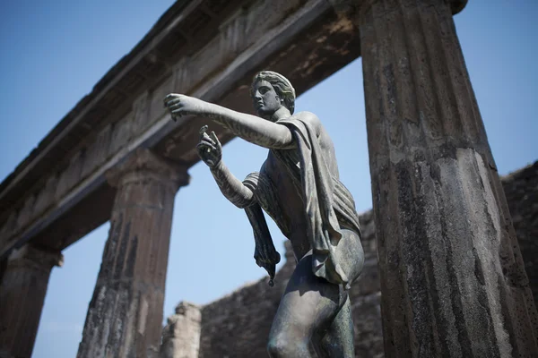 Beautiful statue in Pompeii