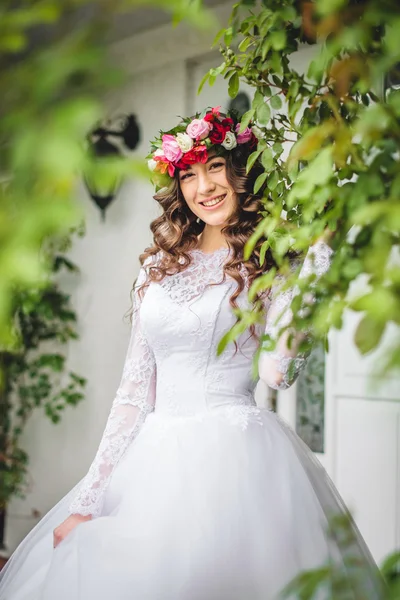 Bride with wreath