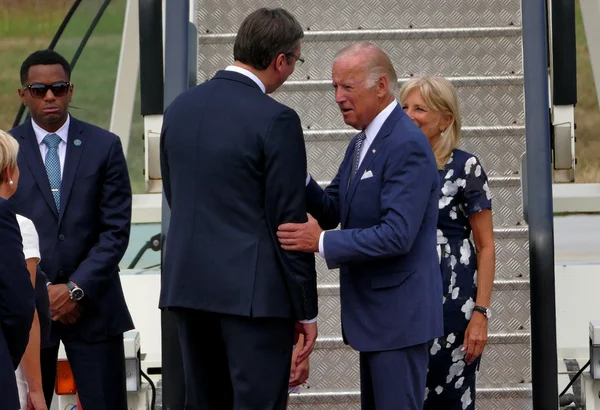 US Vice President Joseph \'Joe\' Biden arrives in Belgrade, Serbia