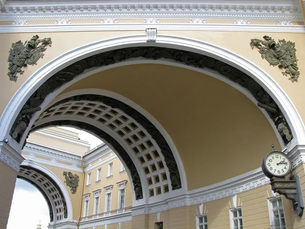 Triumphal arch of the General staff. Saint Petersburg, Russia.