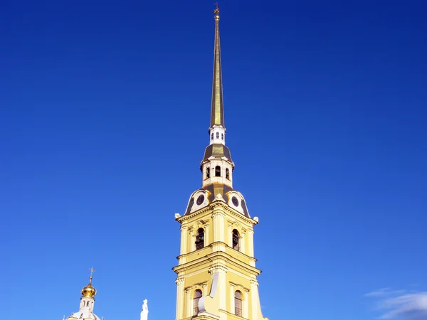 The belfry of Peter and Paul cathedral. Saint Petersburg, Russia.
