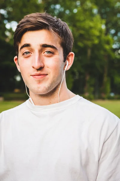 Happy Young Man at the Park