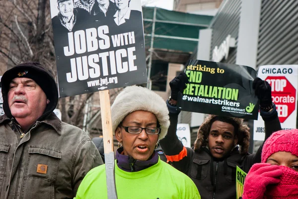 Striking Walmart Workers Protest Against Retaliation