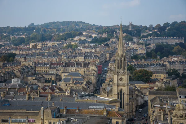Bath town panorama in United Kingdom