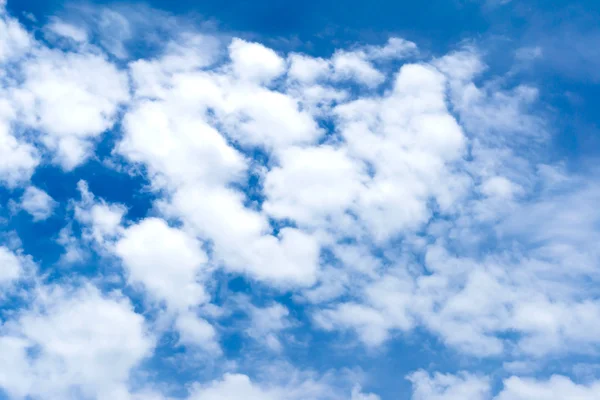 Blue sky with cloud closeup Blue sky with clouds background.