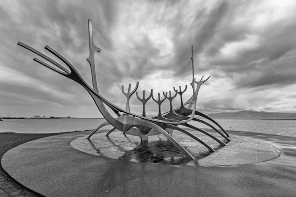Viking ship monument Solfar at Reykjavik