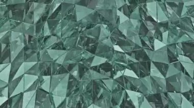 Абстрактный фон стек& Абстрактный фон стекла. 3D визуализация. Многоугольные поверхность Видеоклип