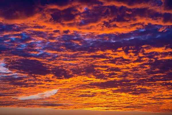 Colors Burning Sunset Sky — Stock Photo, Image