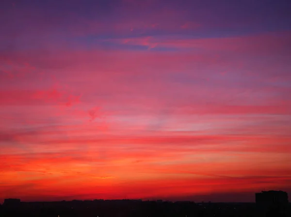 Beautiful Color Sky Sunset — Stock Photo, Image