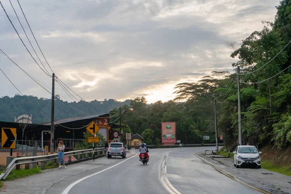 Uitzicht Stad Bergen Van Maleisië Uitzicht Berg Wolken Cameron Highlands — Stockfoto