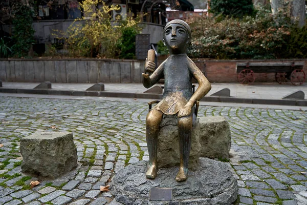 Denkmal Für Den Toastmaster Tiflis Touristenattraktionen Georgiens Tiflis Georgien 2021 — Stockfoto