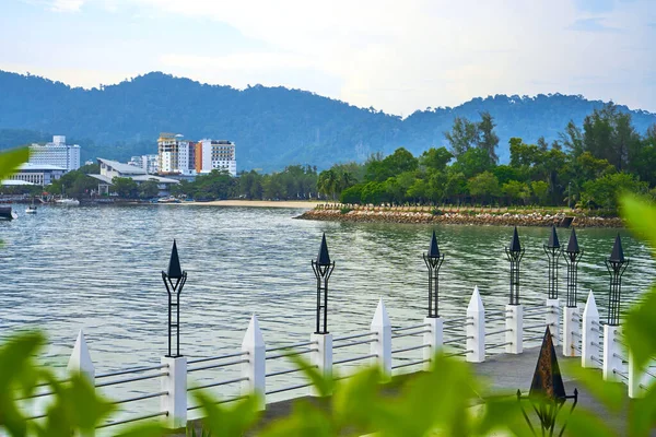 Splendida Vista Dal Lungomare All Oceano Isola Tropicale Langkawi — Foto Stock