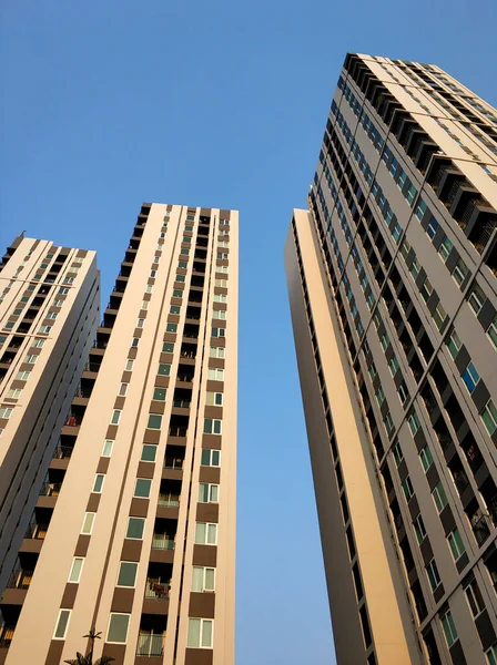 Nybyggnation Ett Bostadsområde Lägenhet Bangkok — Stockfoto