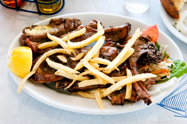 Grilled lamb chops Stock Picture