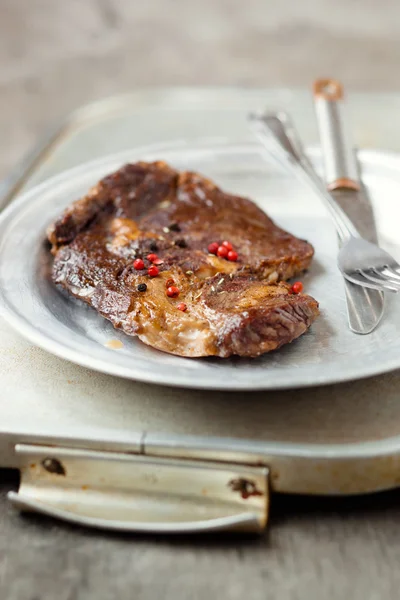 Steak de bœuf frit — Photo