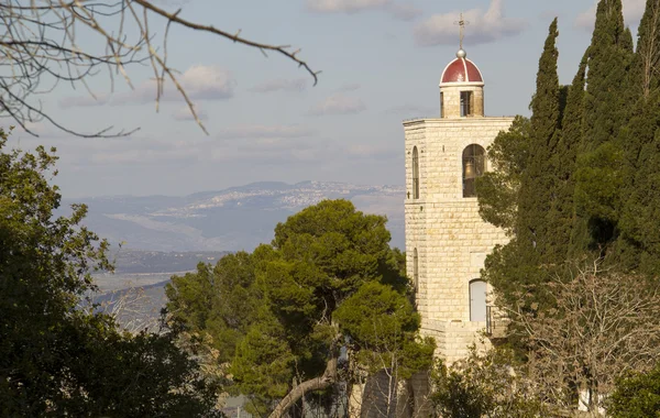 Гора Фавор - Греческий православный монастырь, Израиль — стоковое фото