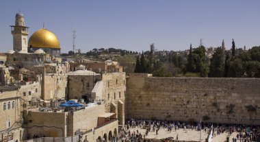 Temple Mount Kudüs'te bir görünümünü