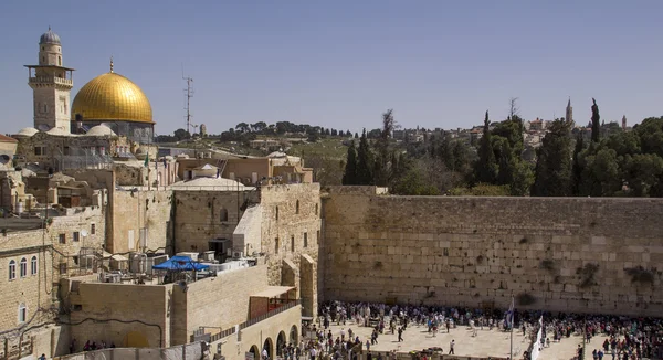 Una vista del Monte del Templo en Jerusalén — Foto de Stock