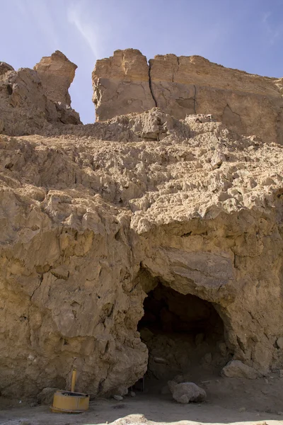 La grotta del sale sul Monte Sodoma, Israele — Foto Stock