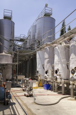 Açık Modern şarap ekipmanları