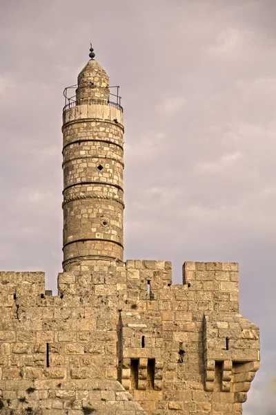 ダビデの塔エルサレム イスラエル — ストック写真