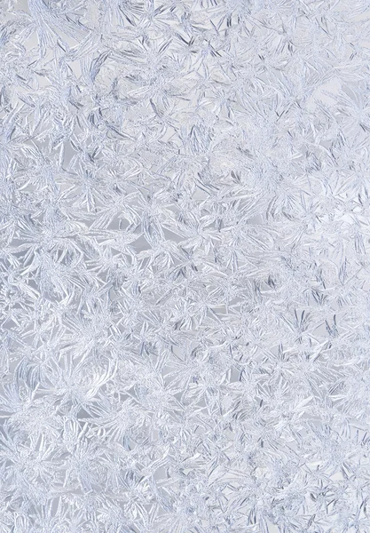 Fondo de copo de nieve real. Hermoso patrón congelado . —  Fotos de Stock