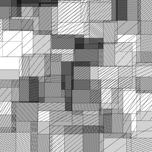 Padrão quadrado abstrato — Vetor de Stock