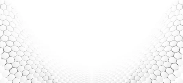 Arrière-plan abstrait hexagonal — Image vectorielle