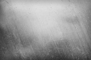 fırçalanmış metal bir yüzeye