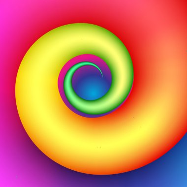 renkli girdap şekli