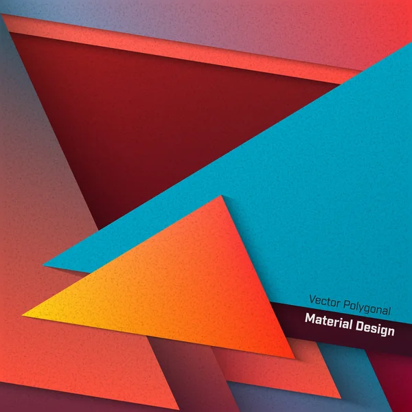 Polygonal materialdesign — Stock vektor