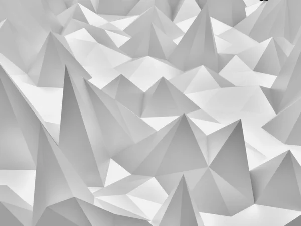 幾何学的な多角形で抽象的な光の背景をコンセプト 3Dレンダリング — ストック写真