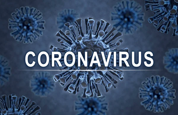 Медицинская Концепция Вирусного Ковида Названием Coronavirus — стоковое фото