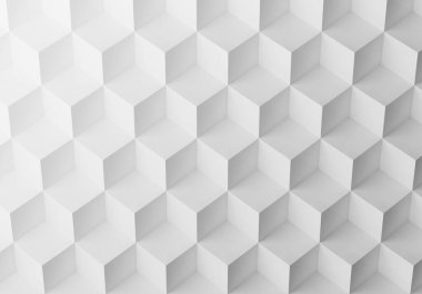 Soyut mozaik pembe arka plan ve 3 boyutlu küpler. 3d oluşturma