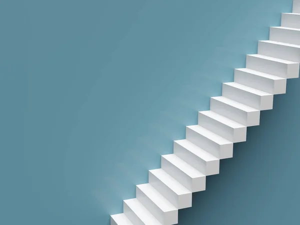 Escadaria Abstrata Escadas Com Passos Conceito Negócio Renderização — Fotografia de Stock