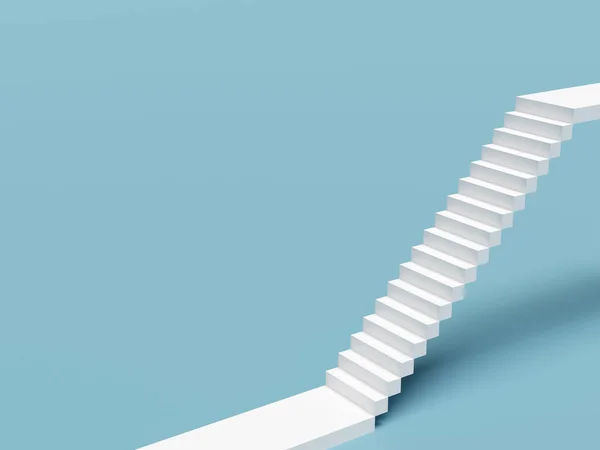 Abstraktes Treppenhaus Treppen Mit Stufen Geschäftskonzept Darstellung — Stockfoto