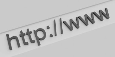 İnternet adresi http www tarayıcının arama çubuğunda. 3d oluşturma