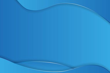 Tasarım için dalgaları olan soyut gradyan arkaplan. Yumuşak vektör illüstrasyonu